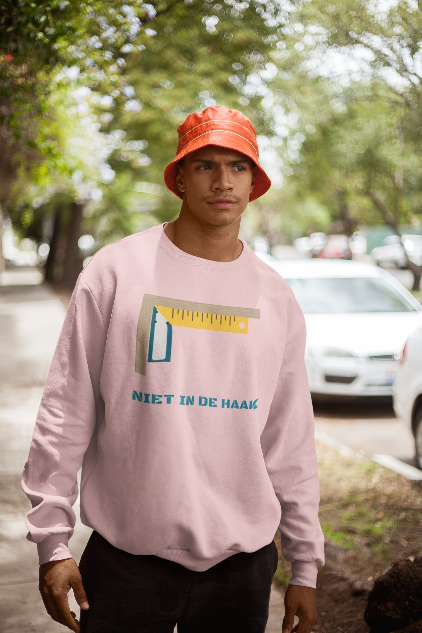Sweater die "niet in de haak is", maar wél van 100% biologisch katoen. Kleur: Cotton Pink