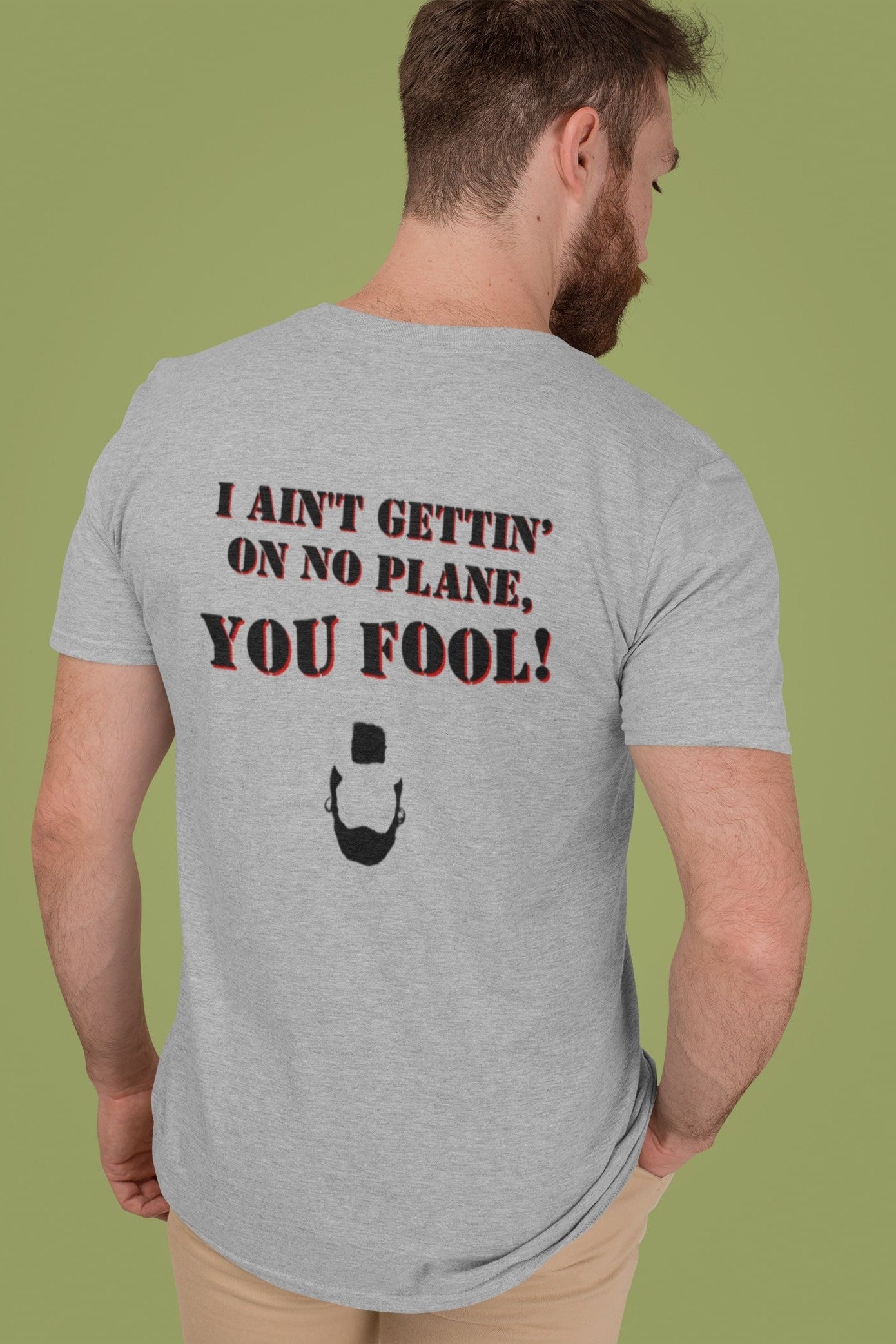 You fool! Beroemde quote van BA Baracus uit The A-Team. 100% biologisch katoen - Kleur: Heather Grey