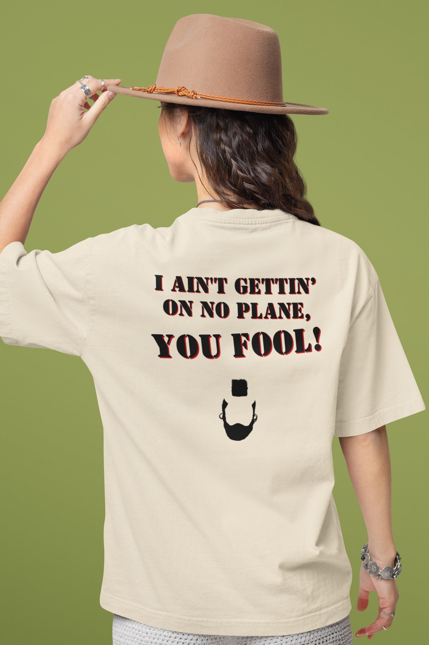 You fool! Beroemde quote van BA Baracus uit The A-Team. 100% biologisch katoen - Kleur: Natural Raw