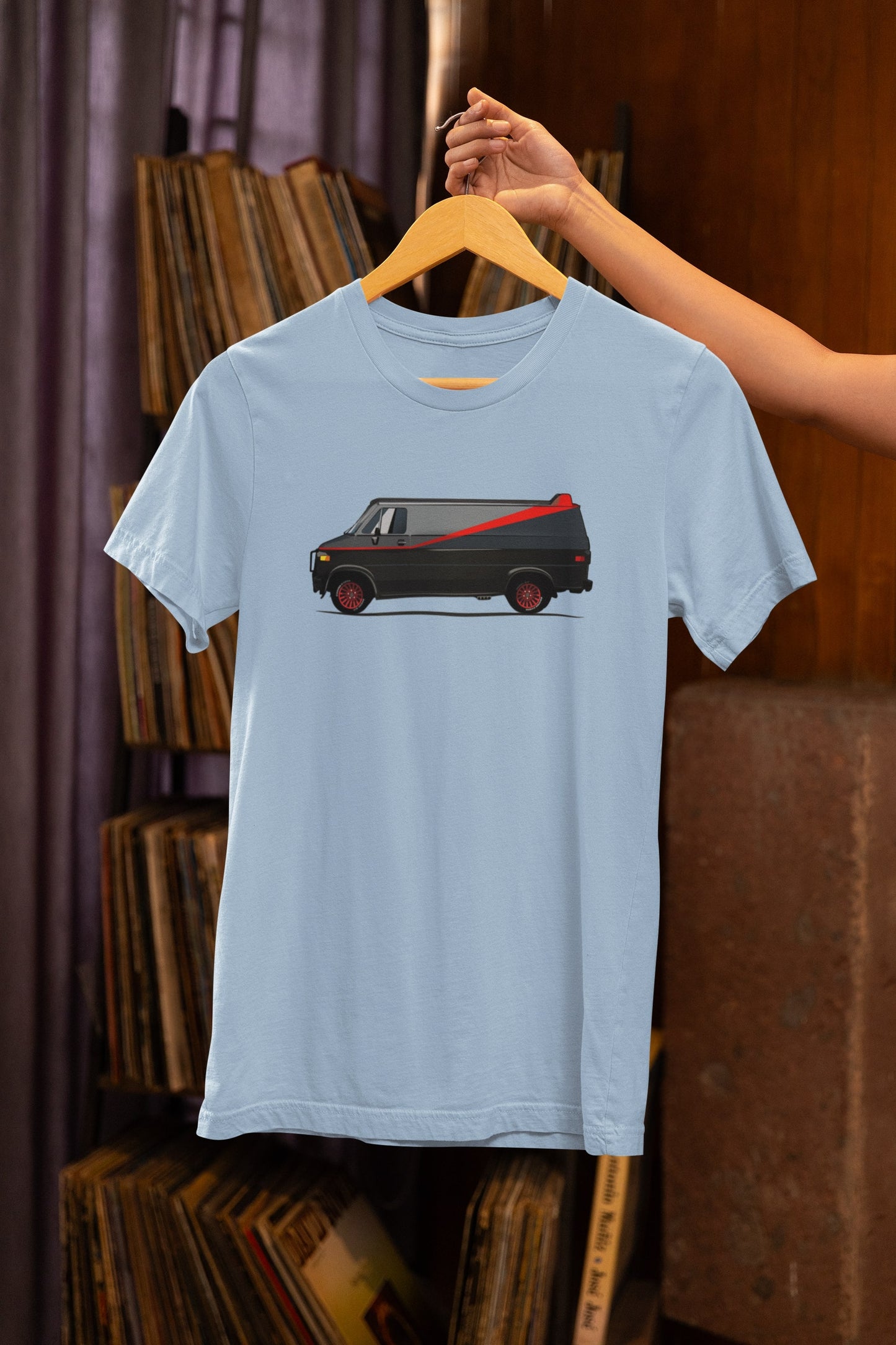 You fool! Beroemde GMC busje van BA Baracus uit The A-Team. 100% biologisch katoen - Kleur: Blue Soul
