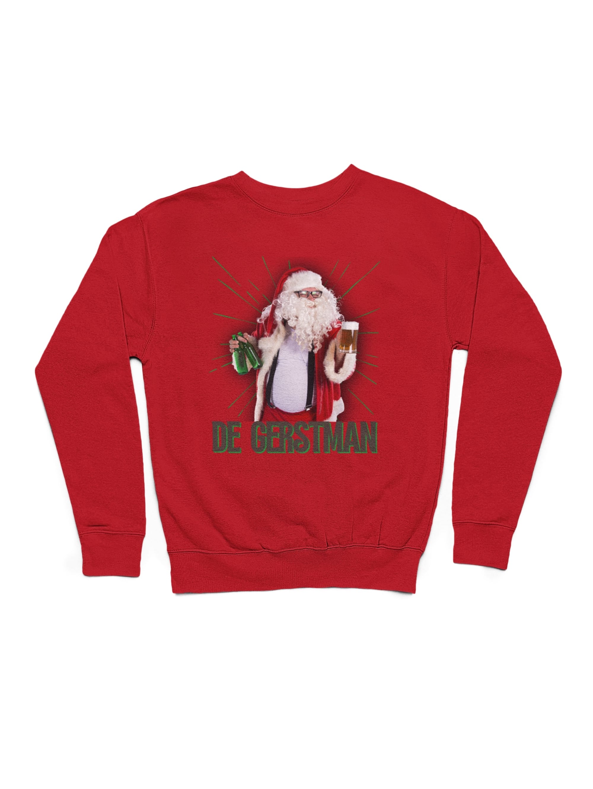 De Gerstman Kersttrui - Kleur: Red
