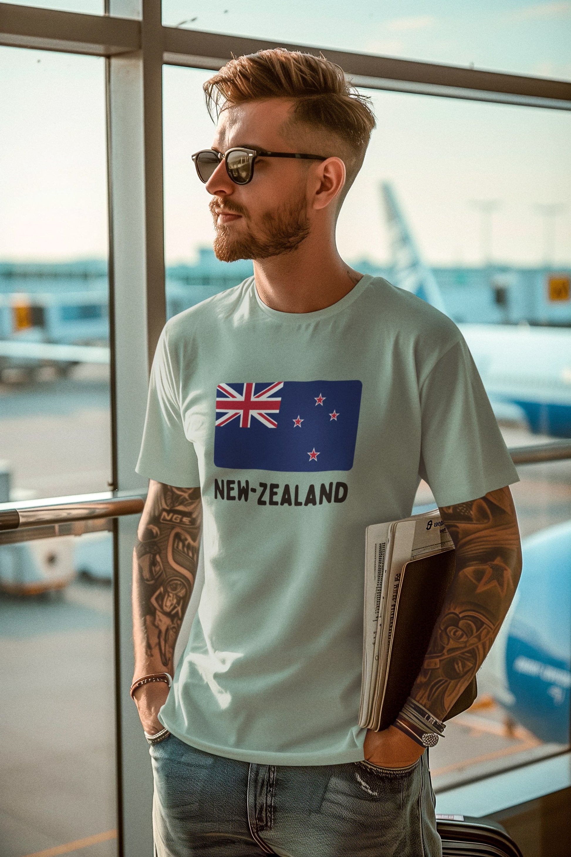 Kies zelf welke vlag je op je shirt wilt hebben. Je favoriete land? Of misschien de vlag van je woonplaats of provincie? Jij bepaalt. Uiteraard van 100% biologisch katoen en superfijne kwaliteit. Bestel hem nu. Kleur: Aloe