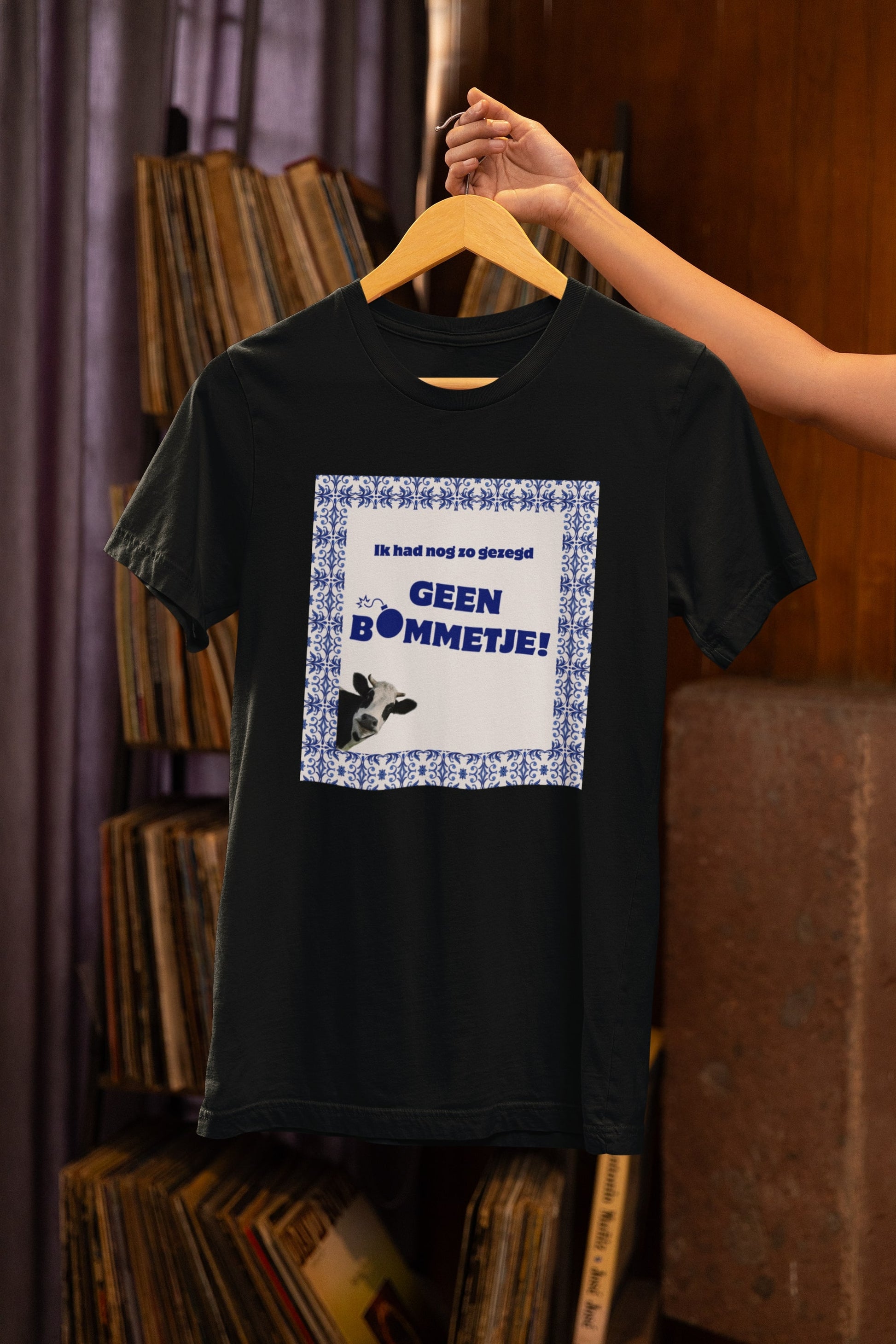 De beroemde quote uit de geweldige Melkunie reclame met de koeien uit de jaren '90. T-shirt van 100% biologisch katoen. Kleur: Black