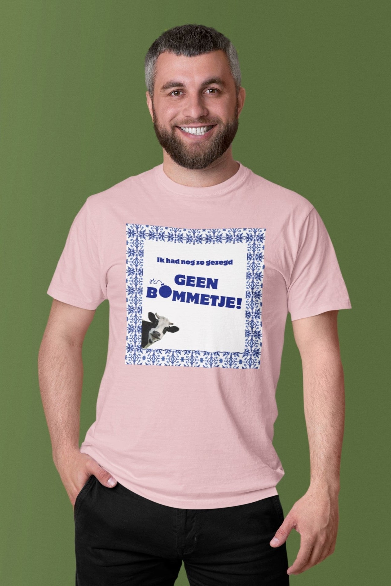 De beroemde quote uit de geweldige Melkunie reclame met de koeien uit de jaren '90. T-shirt van 100% biologisch katoen. Kleur: Cotton Pink