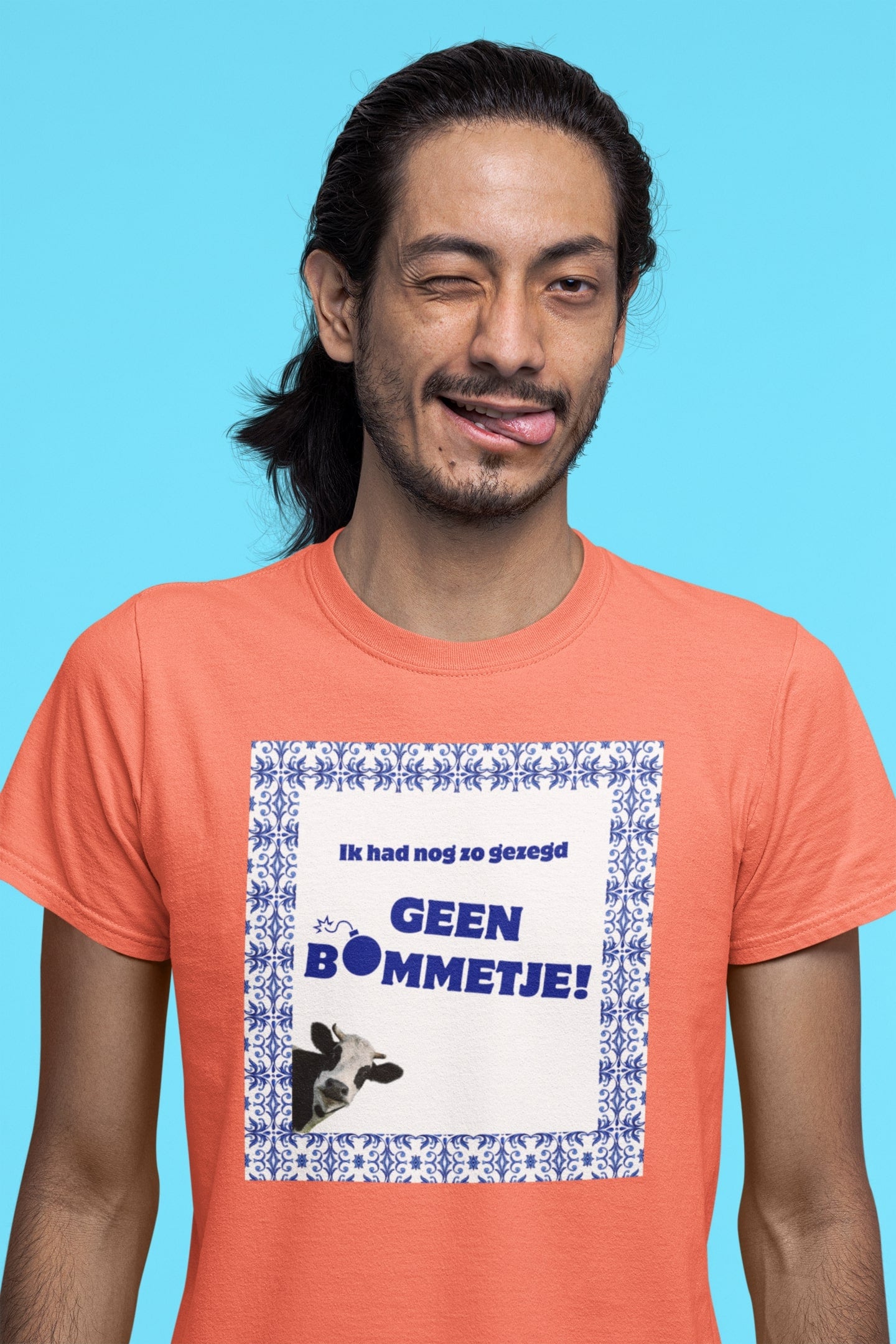 De beroemde quote uit de geweldige Melkunie reclame met de koeien uit de jaren '90. T-shirt van 100% biologisch katoen. Kleur: Fiesta
