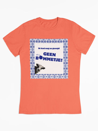 De beroemde quote uit de geweldige Melkunie reclame met de koeien uit de jaren '90. T-shirt van 100% biologisch katoen. Kleur: Fiesta
