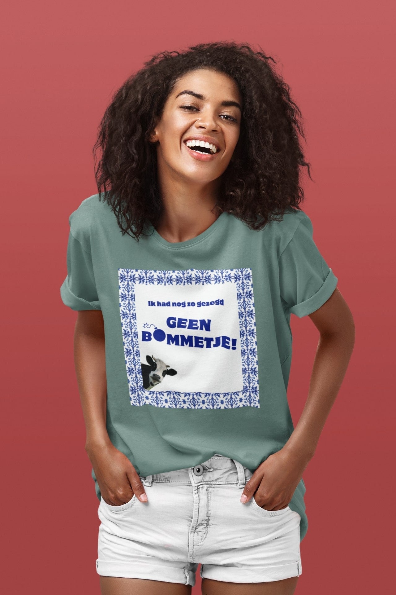 De beroemde quote uit de geweldige Melkunie reclame met de koeien uit de jaren '90. T-shirt van 100% biologisch katoen. Kleur: Green Bay