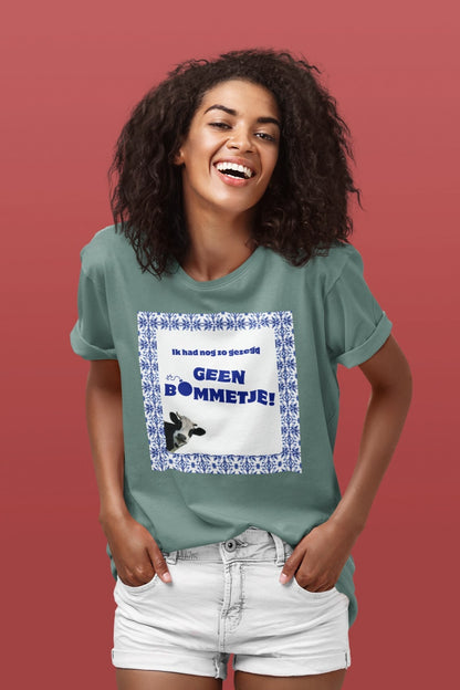 De beroemde quote uit de geweldige Melkunie reclame met de koeien uit de jaren '90. T-shirt van 100% biologisch katoen. Kleur: Green Bay