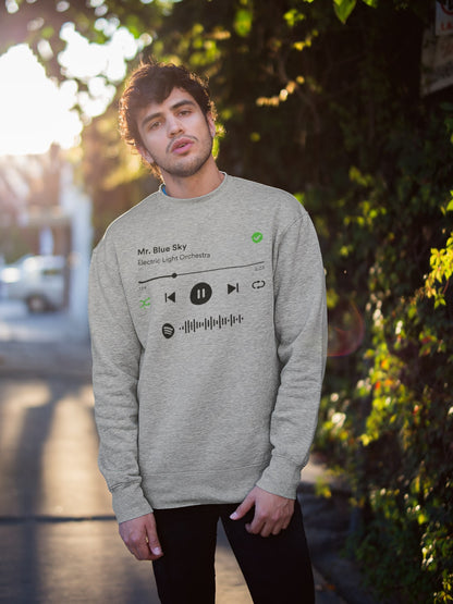 Spotify Player shirt van biologisch katoen met scanbare Spotify code! Welk nummer er wordt afgespeeld bepaal je natuurlijk helemaal zelf.
100% biologisch katoen. Kleur: Heather Grey