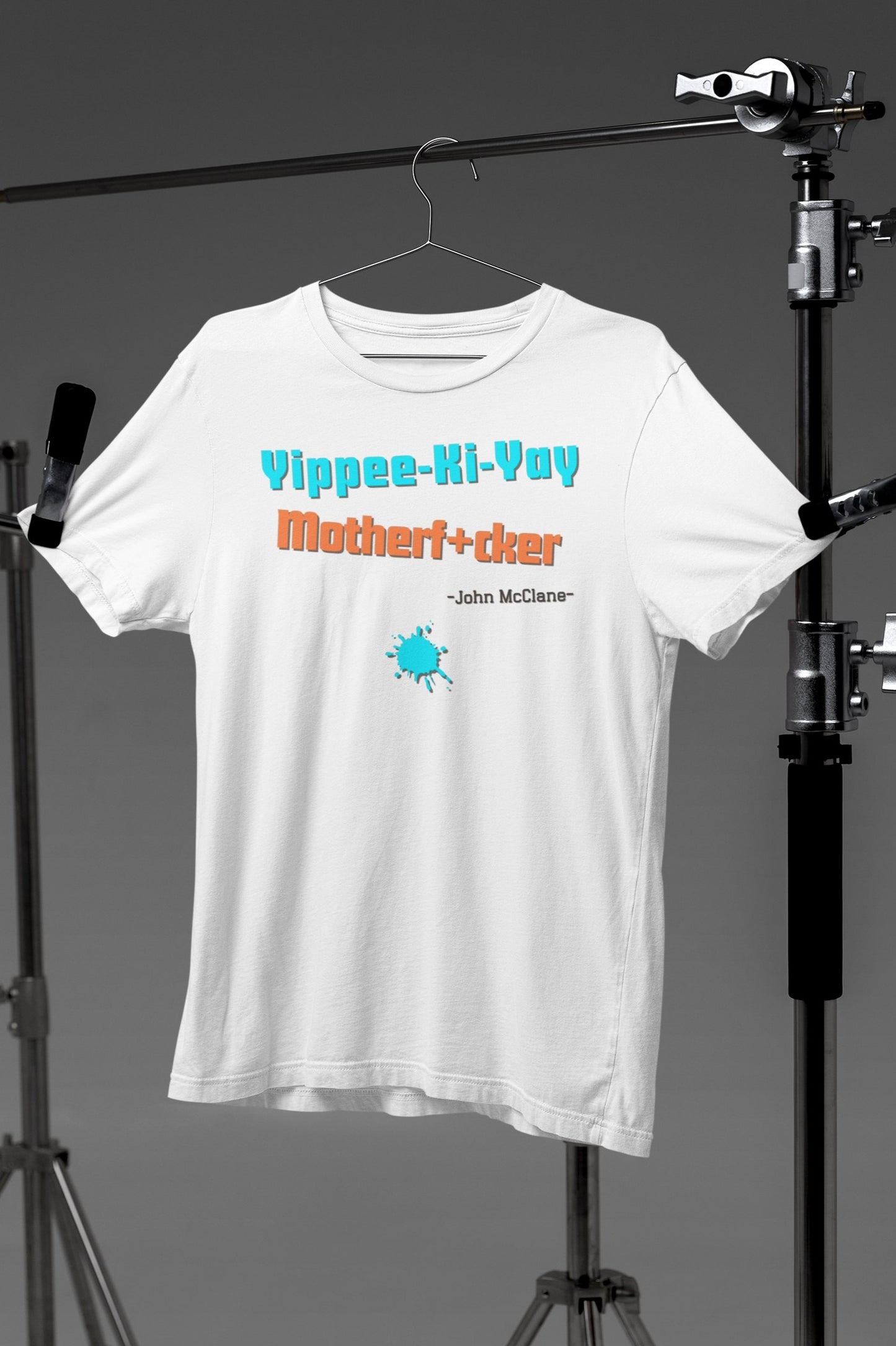 De beroemde quote uit de beruchte Die Hard films met Bruce Willis. Yippee Ki Yay Motherfucker - Kleur: White